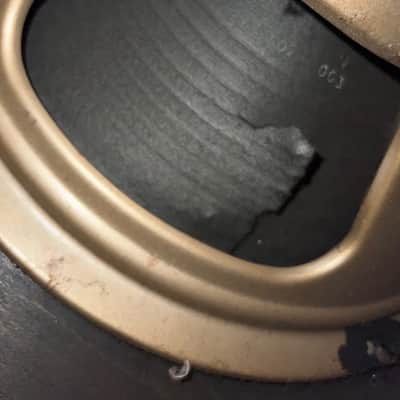 Vintage 1967 Park Marshall 2x12 Amplifier Cabinet Column Repairs Celestion T1221 image 16