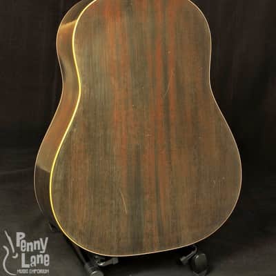 Pre-War Guitars Model J Slope Shoulder Acoustic Guitar With Case Distress Level 2 image 11