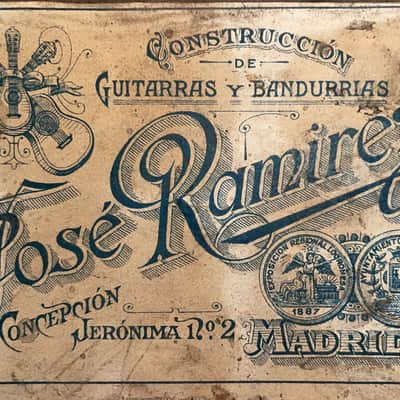 Jose Ramirez 1920's "guitarra de tablao" - flamenco guitar - outstanding instrument + excellent sound - check video! image 11