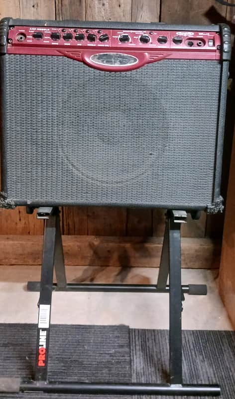 Line 6 Spider 212 100-Watt 2x12" Stereo Digital Modeling Guitar Combo 2000 - 2001 - Black / Red image 1