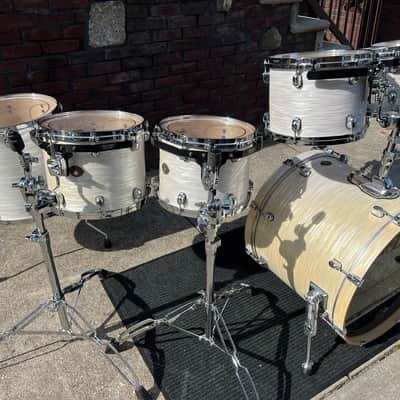 Tama Starclassic Birch 2000s 8 Pieces - White Silk image 6