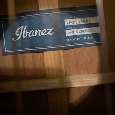 Ibanez AEG12II-NMH image 3