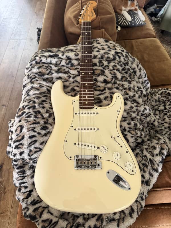 Fender American Standard Stratocaster with Rosewood Fretboard 2008 - 2012 - Blizzard Pearl image 1