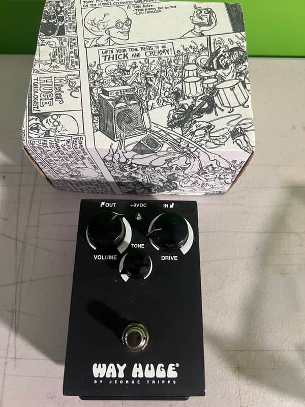 Way Huge WHE205C Saucy Box Overdrive "Chalky Box" Special Edition 2020 - Black image 1