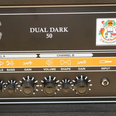 2018 Orange Dual Dark 50 DD50 Guitar Amplifier Amp Head 2-Channel 50 Watt Black image 4