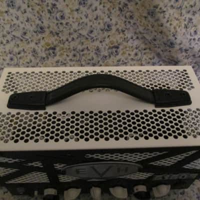 EVH 5150III LBXII 15-wattTubeHead white/black stripes mint condition w/gig bag image 2