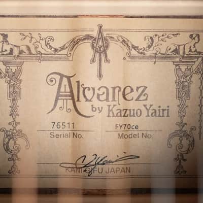 Alvarez Yairi FY70ce Acoustic/Electric Guitar with Hardshell Case image 19