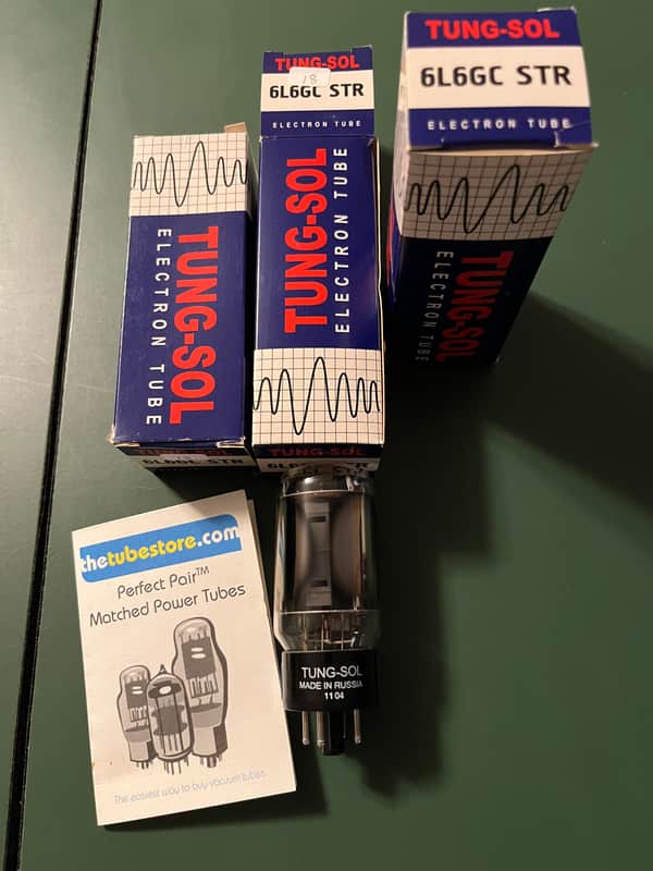 6L6GC STR Power Tubes (Matched) total of 3 image 1
