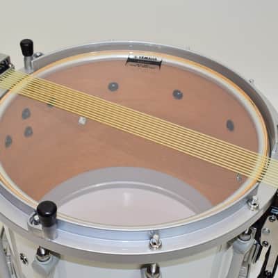 Yamaha MS-9313 SFZ Series 13"x11" Marching Snare Drum, White image 9
