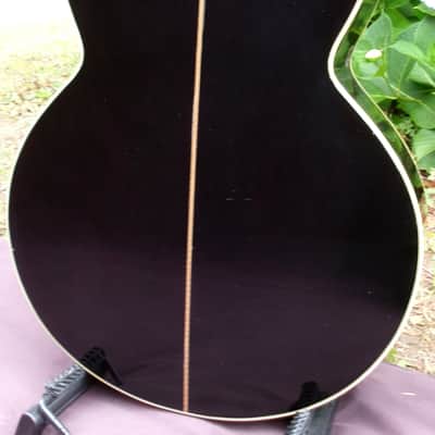 Rare 1970s Gemson GJ-400DX (Terada Gakki) - "Everly Style" Jumbo Acoustic - MIJ Japan Vintage + Gig Bag image 7