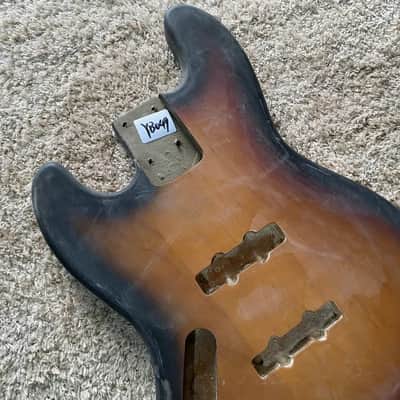 Left Handed 4 String Jazz Bass Style Basswood Body image 6