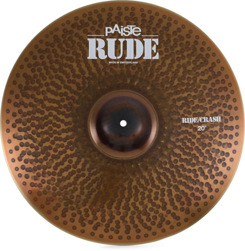 Paiste 20 inch RUDE Ride/Crash Cymbal image 1
