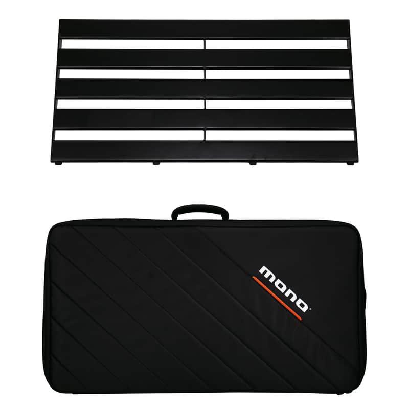 Mono Large Pedalboard Rail w/ Stealth Club Accessory Case, Black image 1