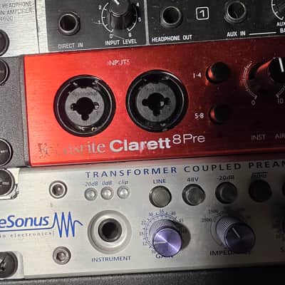 Focusrite Clarett 8Pre Thunderbolt Audio Interface 2010s - Red image 3