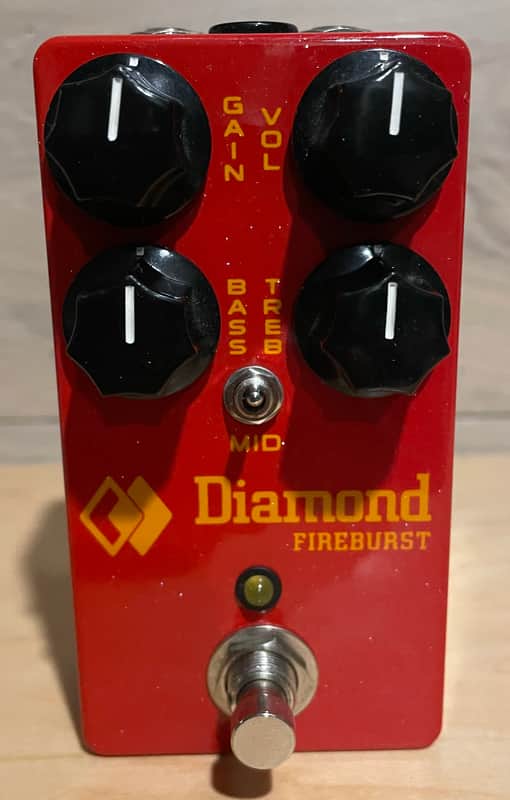 Diamond FBR-2 Fireburst V2 Fuzz / Distortion 2010s - Red image 1