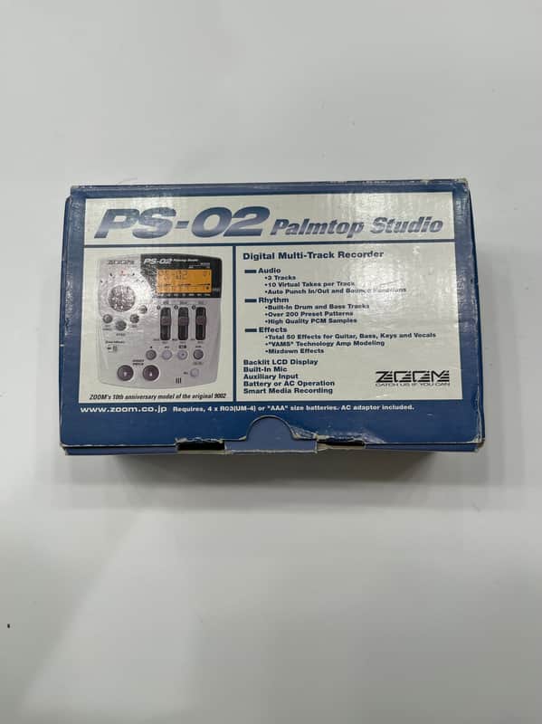 Zoom PS-02 Palmtop Studio Digital Multi Track Recorder Processor + Box & PSU image 1