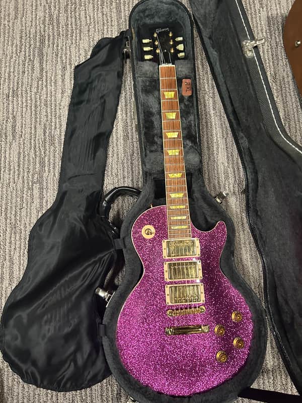 2002 Gibson Les Paul classic 3 humbuckers sparkle Gibson Les Paul Classic 2002 - Sparkle