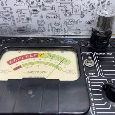 GE 6SN7GTB NOS Matched Pair Side O-Getter 1950s Tested image 11
