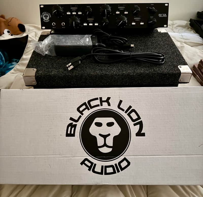 Black Lion Audio B173 Quad 4-Channel Microphone Preamp 2020 Black image 1
