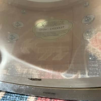 Slingerland Radio King 7” x 14" Solid Maple Snare - White Marine Pearl image 9