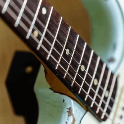 Partscaster Navacaster - Sonic Blue Nitro Relic 2021 Sonic Blue image 23