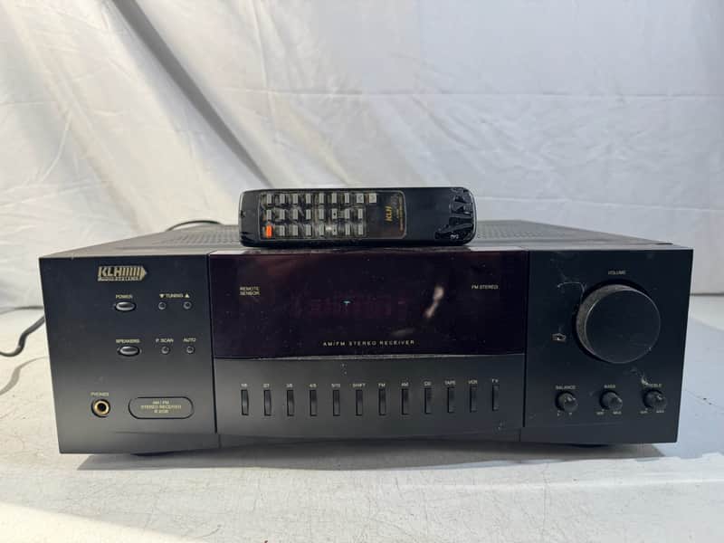 KLH R3100 Receiver HiFi Stereo Vintage Home Audio 2 Channel Radio Black Dolby image 1