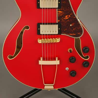 Ibanez Artcore Expressionist AMH90 Cherry Red Flat Semi Hollow Super 58 HH image 3