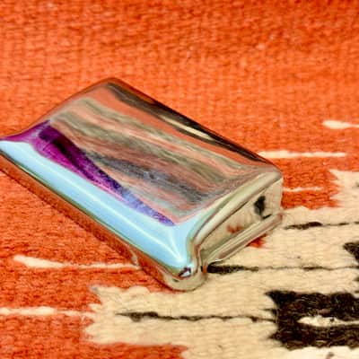 Vintage Fender Stratocaster Guitar Chrome Bridge Cover Circa 1960's 1970's image 6