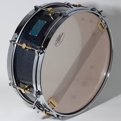 Canopus 'The Maple' 8ply Snare Drum 14x5.5 *VIDEO* Black Sparkle image 5