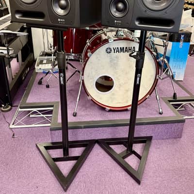 HEDD Audio Type 20 Mk2 High Quality Active Studio Monitors inc Adam Hall Adjustable Height Stands (Pair) - Black image 2