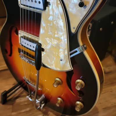 Aria Diamond 1202T Semi Hollow Body Electric Guitar Japan 1960s