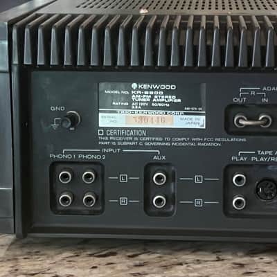 Vintage Kenwood KR-6600 Stereo Am/Fm Tuner Amplifier - Serviced-Tested-Nice image 14