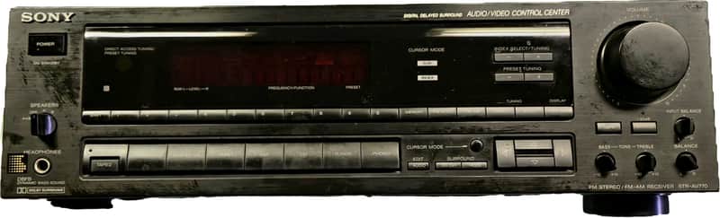 Sony STR-AV770 FM Stereo / FM-AM Receiver, Dolby Surround, 190W – Serviced Vintage Unit image 1