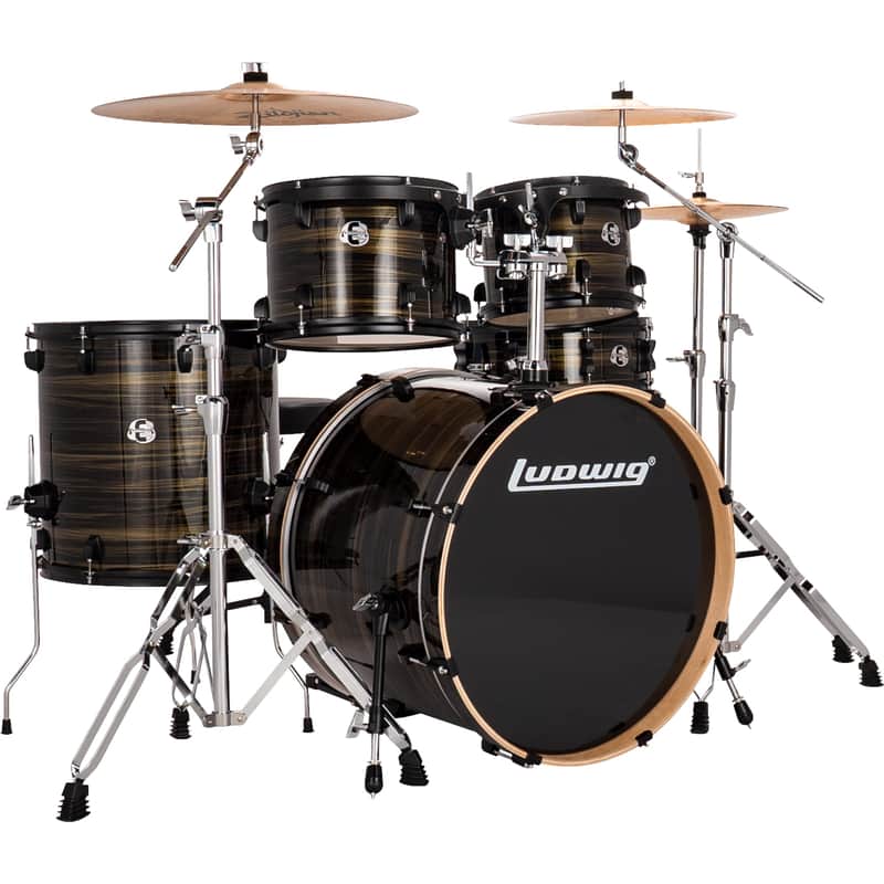Ludwig Element Evolution 8x10 / 9x12 / 16x16 / 16x22 / 5x14" Drum Set image 3