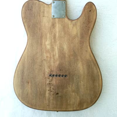 Custom Fender Standard Nashville Telecaster 2007 Rustic Orange Relic Left Handed image 4