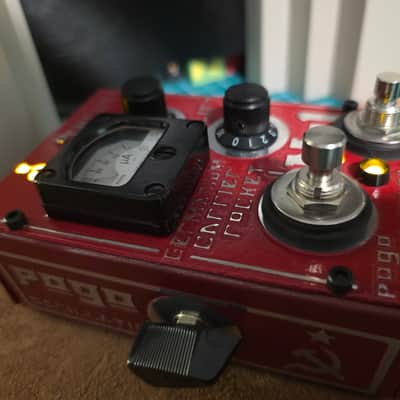 Wrought Iron Leather & Effects N-1 Germanium Carrier Rocket 2022 - Custom Red & Raw Metal Reveal image 2