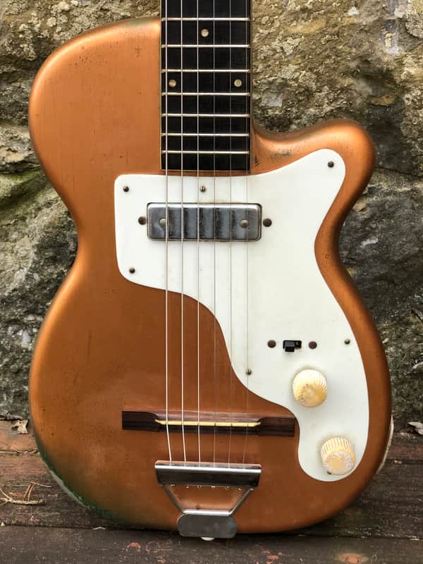 1957 Harmony Stratotone H44 Copper