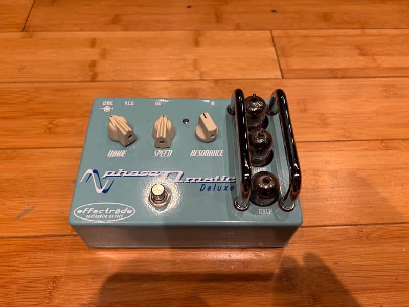Effectrode Phaseomatic Deluxe Vacuum Tube Phaser 2010s - Light Blue image 1