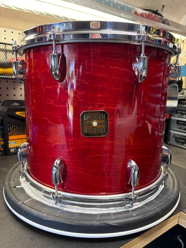 Gretsch 12 x 14" Tom 80's - Cherry Gloss Lacquer