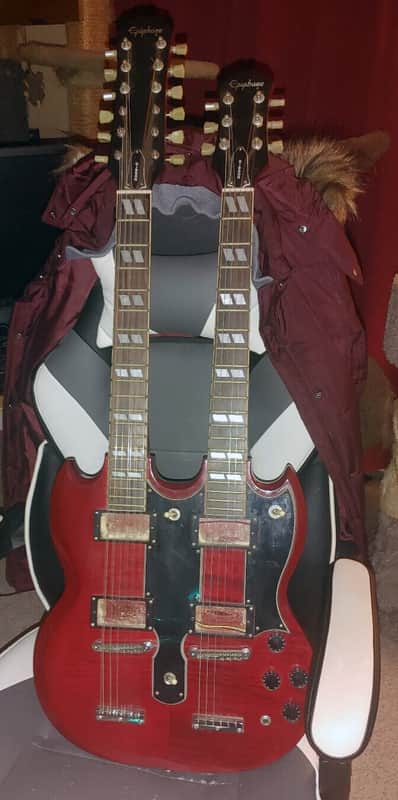 Epiphone g1275 double neck HUSK image 1