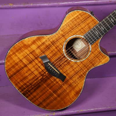 2006 Taylor K14ce Koa Jumbo Cutaway Guitar (VIDEO! Fresh Work, Ready) image 2