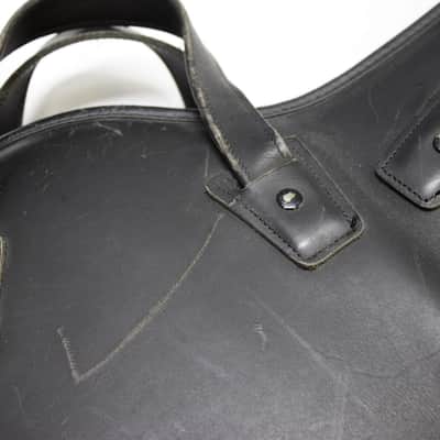 Levy's Standard Leather Bass Gigbag - Black **Warrior Patch** image 13