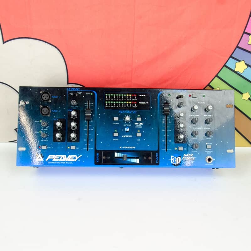 Used Peavey 3D Mix Pro Professional DJ Mixing Console, DJ Mixer, Crossfader, CD or Phono image 1