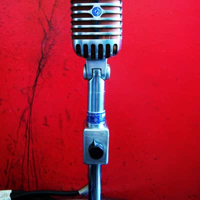 Vintage early 1950's Shure 55S dynamic cardioid microphone w extras Elvis 55 55SW 556S image 13