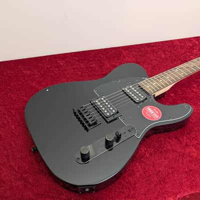 Squier FSR Affinity Telecaster HH 2020 - 2021 - Metallic Black - Black Hardware and Matching Headstock image 10