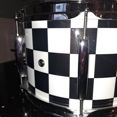 Pearl Modern Utility Snare Drum 12x7 2000s - Checker Wrap image 3