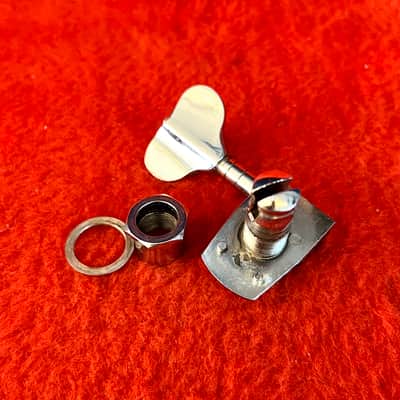 Schaller Travis Bean TB-2000 BASS side tuner c 1974 - Chrome original vintage image 2