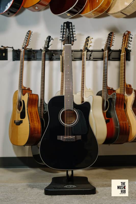 Takamine GD30CE-12 12-string Acoustic-electric Guitar - Black image 1