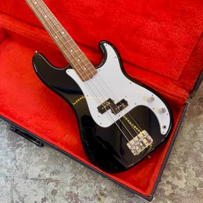 MIJ Fender Precision bass PB-50 1994 - Black original vintage Fujigen Japan p OX image 2