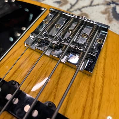 Used Moon Bass JB-4 Marcus Miller Tribute Sadowsky mod - Clear finish image 10